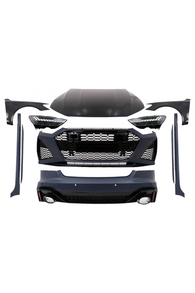 Angels Auto Pachet Exterior compatibil cu Audi A7 4G Facelift (2015-2017) Wid...