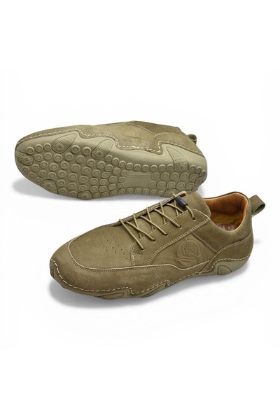 PAPATAY 9012 Orthopedic Light Sole Rubber Laced Men's Shoes - Casual Men's Da...