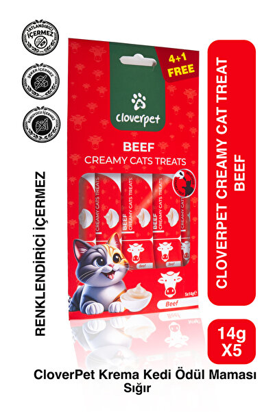 CLOVERPET GROSS Cloverpet Creamy Cat Treat Krema Kedi Ödül Maması Sığır
