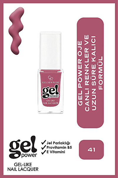 Golden Rose Gel Power Nail Lacquer-41-Jel Oje