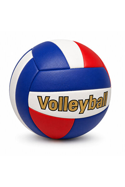 OEM Βόλεϊ, Οικολογικό Δέρμα (PU), Τρίχρωμο Σχέδιο Κόκκινο/Μπλε/Λευκό, Για Προ...