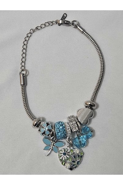 Symrna Steel Round Chain Colorful Bracelet