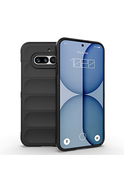 Stef's Cat Θήκη για Nothing Phone (4a), Γάτα του Στεφ, Μαγική Ασπίδα, μαύρο