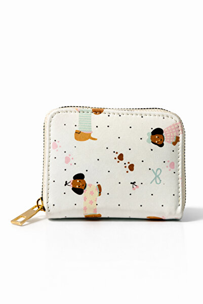 Ecrou Πορτοφόλι με μακρύ σχέδιο σκύλου