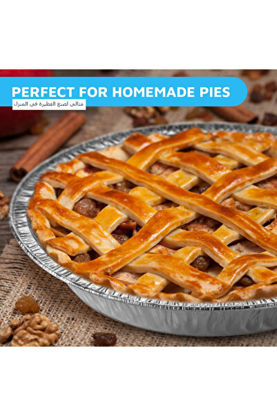 Fikpoo 30/60/90 Disposable Aluminum Foil Pan Set - 19cm Round Baking Pans for...