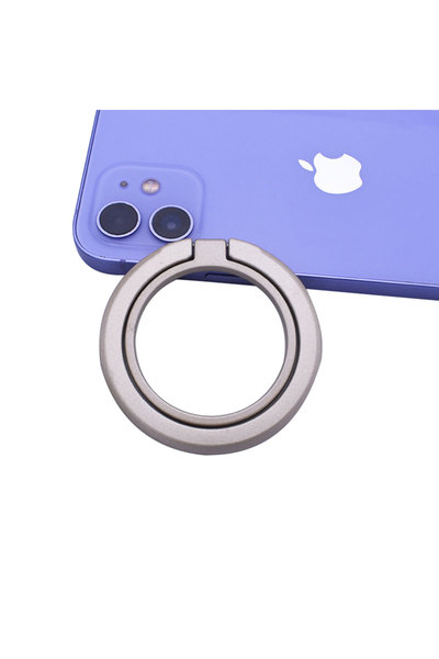 Techsuit MagSafe Phone Ring (MPR3) - Round Shape, Aluminium Alloy, 3M - Gold