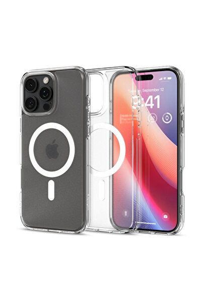 Spigen MagSafe калъф за Apple iPhone 16 Pro, Spigen, Ultra Hybrid, Сатенен пр...