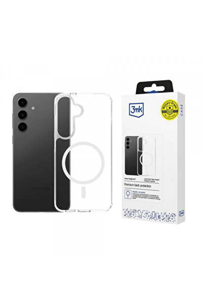 3MK MagSafe калъф за Samsung Galaxy S25 FE, 3mk, Armor Magcase, Прозрачен