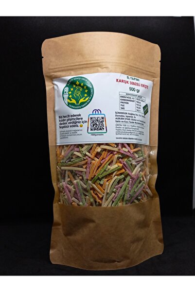 Hitit Güneşi El Yapımı Karışık Sebzeli Erişte 500 gr