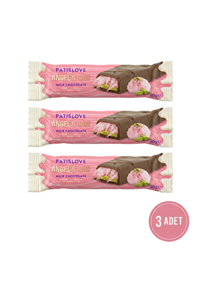 Patiswiss Patislove Antep Fıstıklı Krema ve Pişmaniye Dolgulu Sütlü Çikolata,...