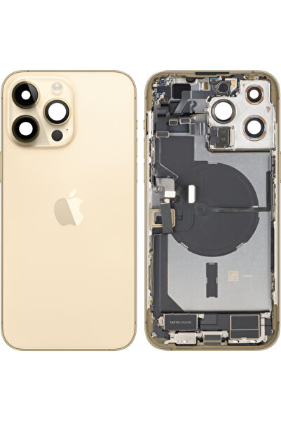 Apple Capac Baterie iPhone 14 Pro Max, Cu Carcasa Mijloc, Full Parts, Auriu, ...