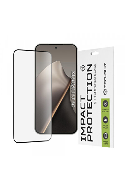 Stef's Cat Протектор за екран за Xiaomi 15T, закалено стъкло, пълно лепило, 1...