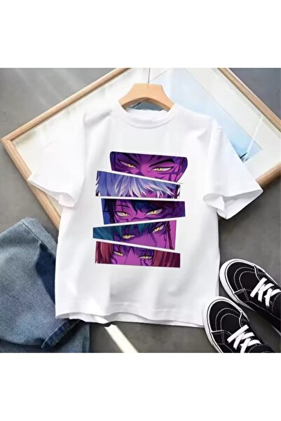 STİL-X K-POP DEMON HUNTERS / HUNTRIX BASKILI ÇOCUK TSHIRT, %100 PAMUKLU KUMAŞ
