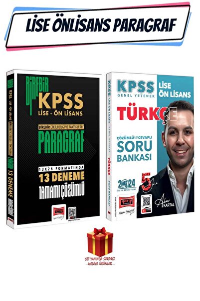 Yargı Yayınları 2026 Yargı KPSS Lise Ön Lisans Paragraf Deneme Sınavları+Türk...