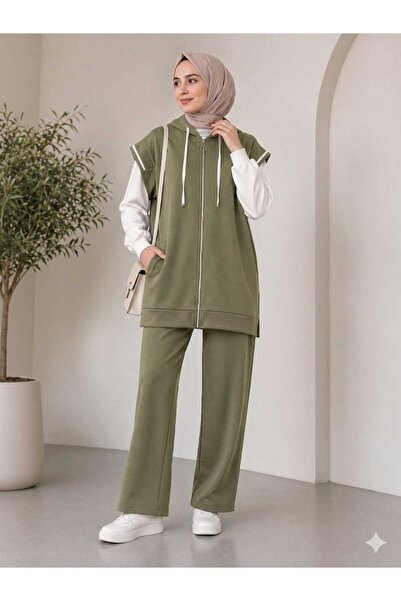 PEKA Γυναικείο αθλητικό σετ χιτζάμπ 3 τεμαχίων, άνετο ύφασμα modal για καθημε...