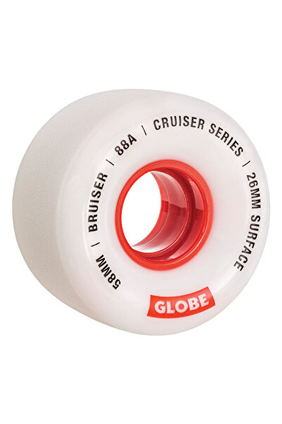 Globe ΤΡΟΧΟΙ BRUISER ΛΕΥΚΟΙ/ΚΟΚΚΙΝΟΙ 58ΧΙΛ.