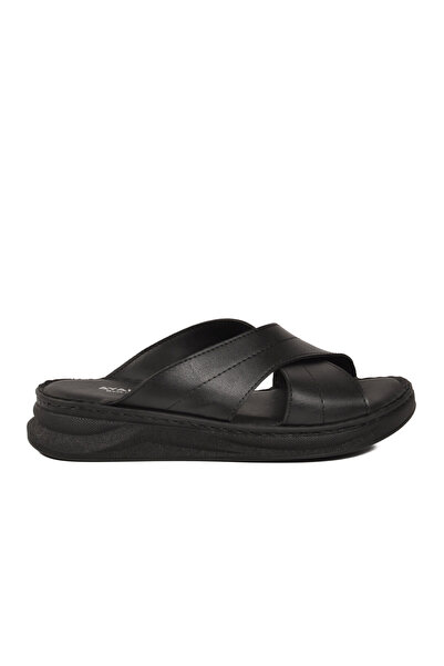 AYAKMOD Μαύρες ελαφριές γυναικείες παντόφλες ComfortSole 492148 Z