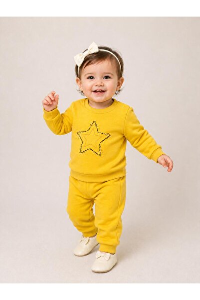 Damla Star Printed Tracksuit Set