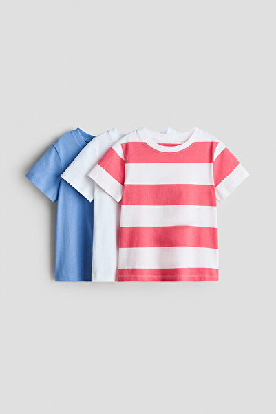 H&M 3'lü Pamuklu Tişört