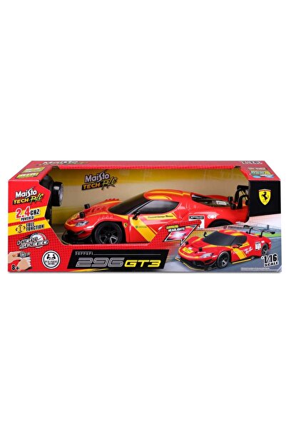 Maisto Masina de curse cu telecomanda, Tech, Ferrari 296 GT3, 1:16