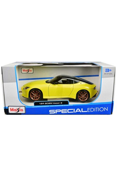 Maisto Masinuta din metal, Maisto, Nissan Z 2023, Galben, 1:24