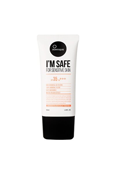 Suntique I'M Safe For Sensitive Skin, cremă SPF35+++ pentru piele sensibilă, ...