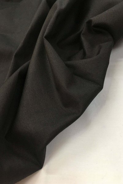 Yiğit Kumaş Black Poplin Fabric