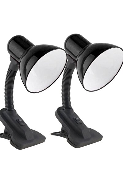 E-ANAMAG Σετ 2 τεμαχίων Φωτιστικό γραφείου E27/E28 με σφιγκτήρα γραφείου