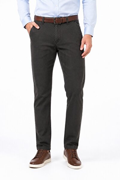 LAVETTO Men's Canvas Trousers Regular Fit Summer Bgl-St05407