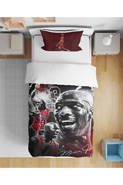 Vaveyla Home Michael Jordon Basketball Patterned 3D Digital Printed Single Yo...