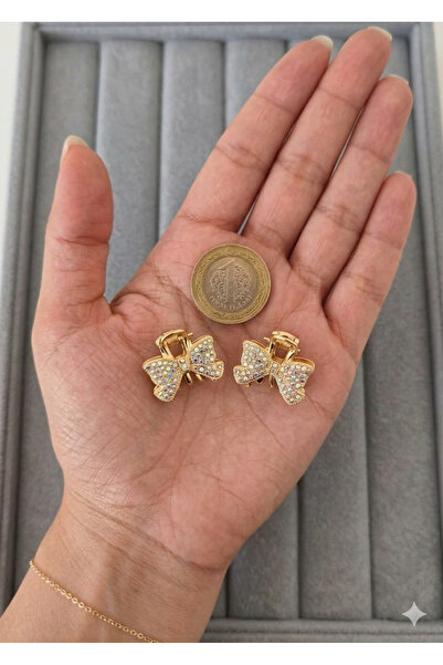 MutluBiDünya Bir Çift Fiyonk Model Mini Metal Mandal Toka