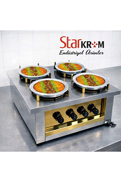 STAR KROM Künefe Pişirme Ocağı 4 Porsiyonluk Manuel Model