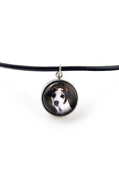 Art - Dog Jack Russell Terrier - pandantiv pentru colier cu fotografia ta, bi...
