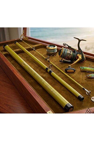 Av Deposu Powerex Sarı Squadron III Surf 3,90m 150-250gr 3 parça Surf Kamış