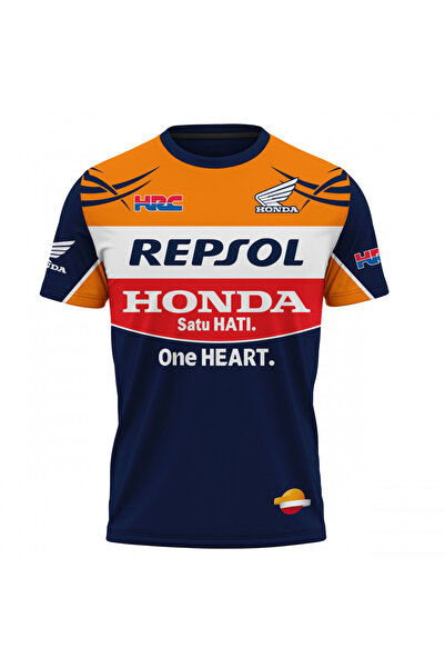 OEM Repsol men's t-shirt, short sleeve, multicolor M028