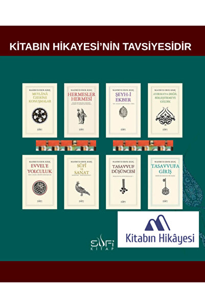 Sufi Kitap Mahmud Erol Kılıç KİTALIĞI- Sufi ve Sanat, Tasavvuf Düşüncesi, Mev...