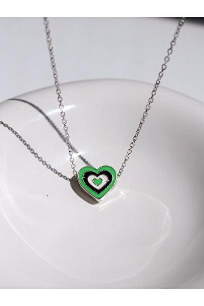 Reorah Collection Green Power of Heart Necklace