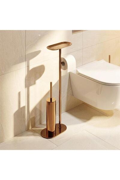 kobos NOVA BAKIR HAREKETLİ YUVARLAK WC SET