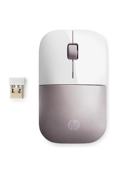 HP Z3700 4VY82AA Slim Beyaz-Pembe Wireless Optik Mouse 2.4Ghz 1200Dpı