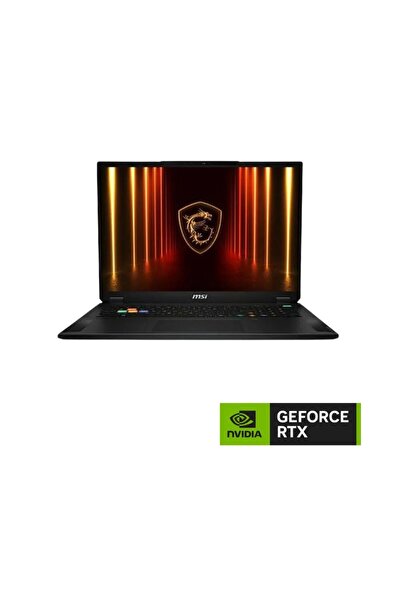 MSI Stealth 18 HX AI A2XWHG-082TR Ultra 9 275HX 32GB 2TB SSD 12GB RTX5070Ti 1...