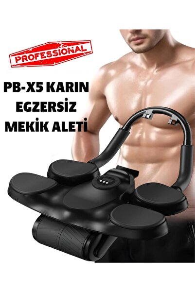 Empressco Dijital Çek Bırak Mekik Aleti Karın Egzersiz Tekerleği Fitness Spor