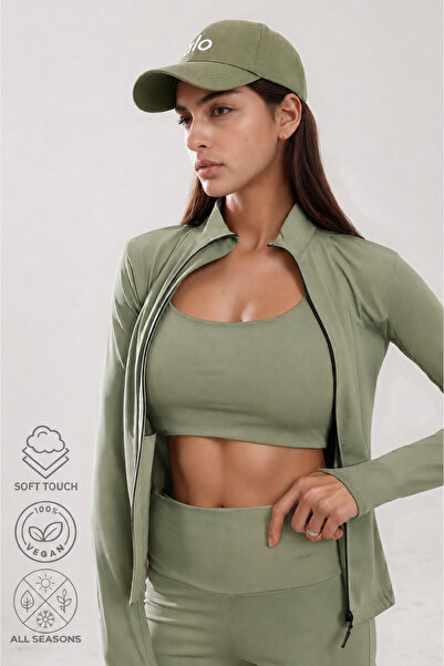Bled Premium 3-Piece Yoga Sport Set – Leggings - Bralet - Jacket