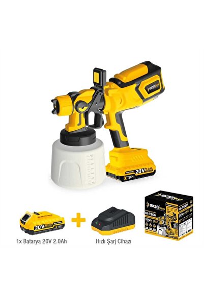 SGS PLUS SGS5460 20 Volt 2 Amper Akülü Boya Püskürtme Tabancası Makinası
