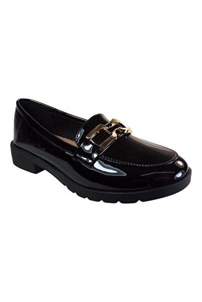 OEM BAGIOTA Shoes Γυναικεία Παπούτσια Μοκασίνια 5305 Μαύρο Λουστρίνι