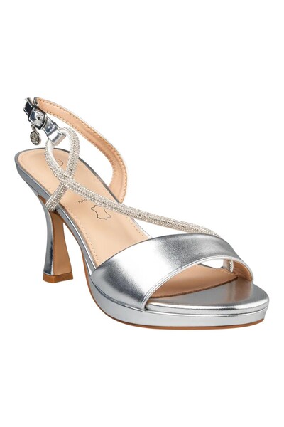 Envie Shoes Γυναικεία Πέδιλα E83-23048-21 Ασημί