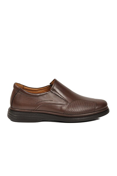 Aspor Brown Genuine Leather Men's Casual Shoes