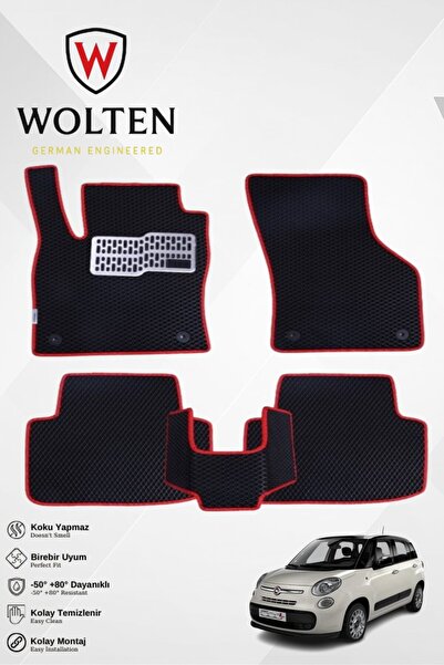 w wolten german engineered 500L- FİAT-(2012-2018) İÇİN EVA İÇ PASPAS TAKIMI (...