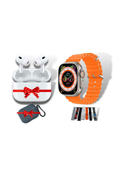 Juman ساعة Ultra 7 مع + هدية AirPods -Ultra 7 Watch with 5 Bracelets + Free A...
