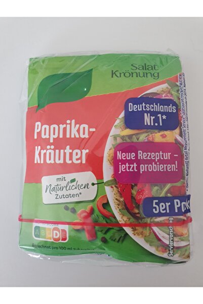 ALDİ Salat krönung Paprika Kräuter 5'li paket