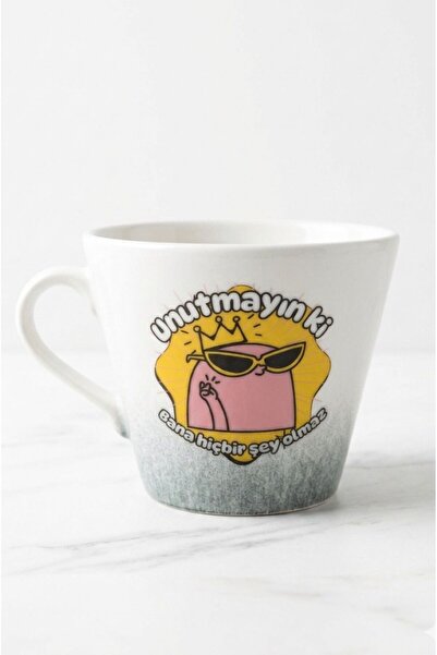 evinbizden Unutmayın Ki Bana Hiçbir Şey Olmaz Yazılı Porselen Kupa/Mug/Fincan...